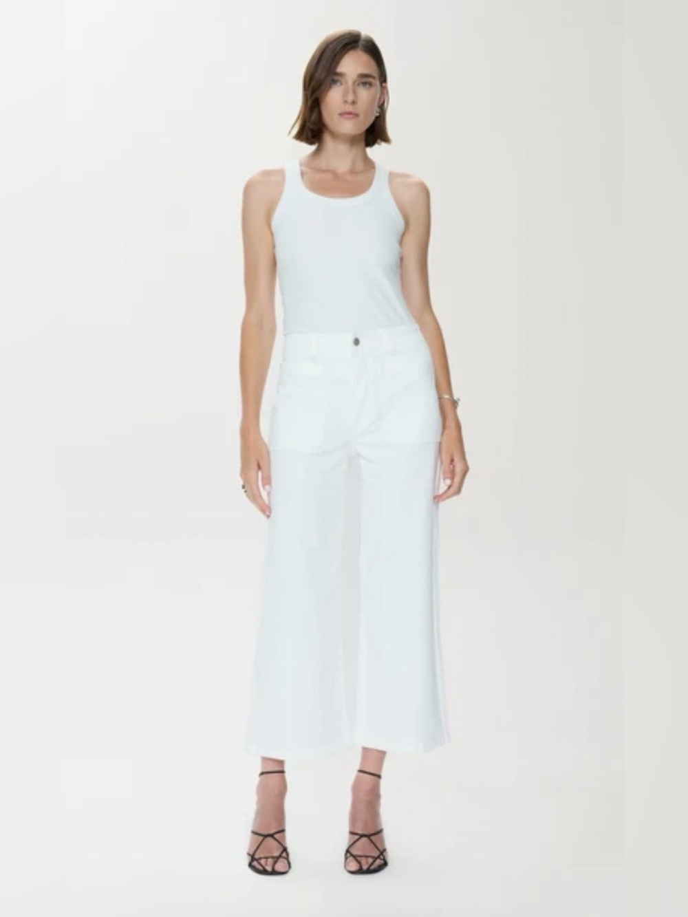 Pistola ZOOEY PATCH POCKET UTILITY PANT - LE BLANC